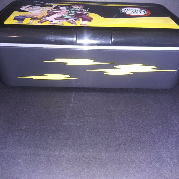 Demon Slayer Bento Box Black Rectangle Food Storage Container Anime - Picture 3 of 11